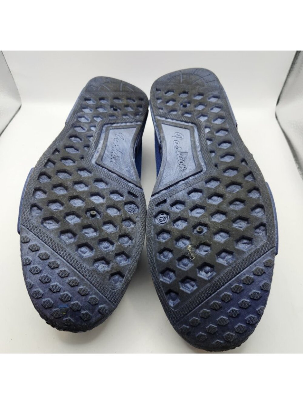 Lexus Fashion Sport Blue Canvas Euro Slip On Loafer Driving US 9 Shoes Sneakers - Picture 6 of 6